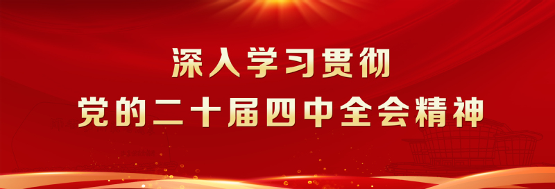 深入学习贯彻党的二十届四中全会...